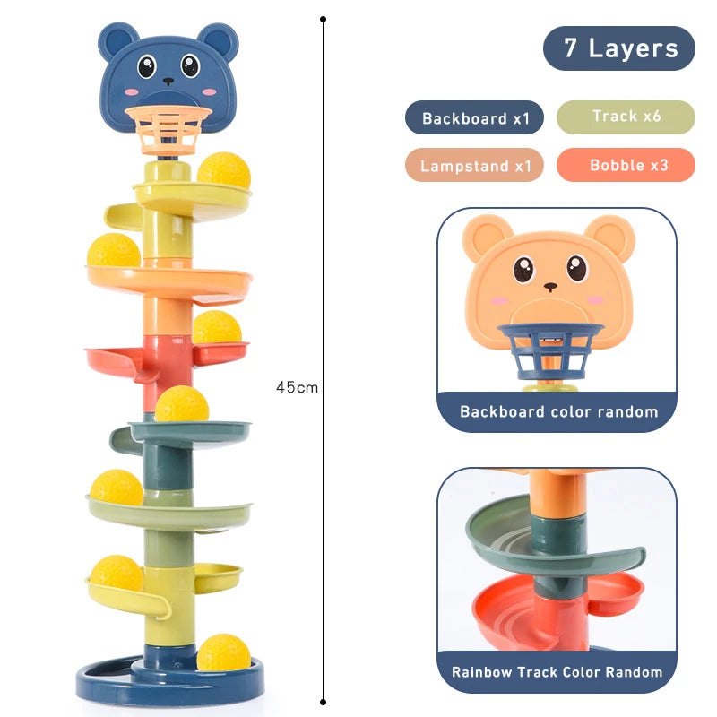 Montessori Toys, Baby 0-36 months, Track Rolling Ball, Push Sliding Ball, Early Educations Store