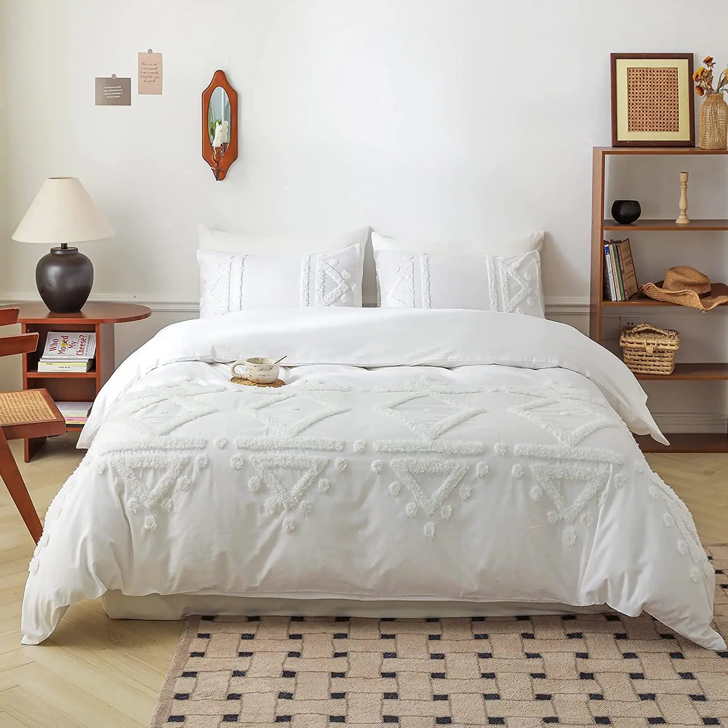 Simple & Opulent Bedding Set 3PCS 100% cotton