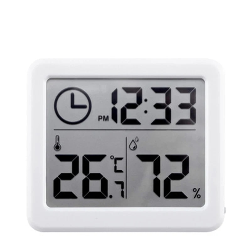Digital Desk Clock with Temperature and Humidity