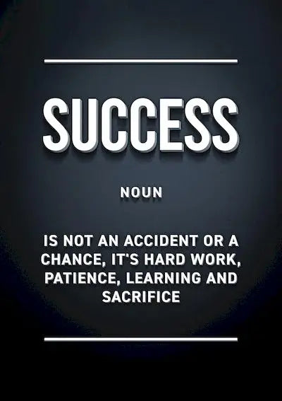 Art Posters Motivational Positive Words White on Black, Oil on Canvas