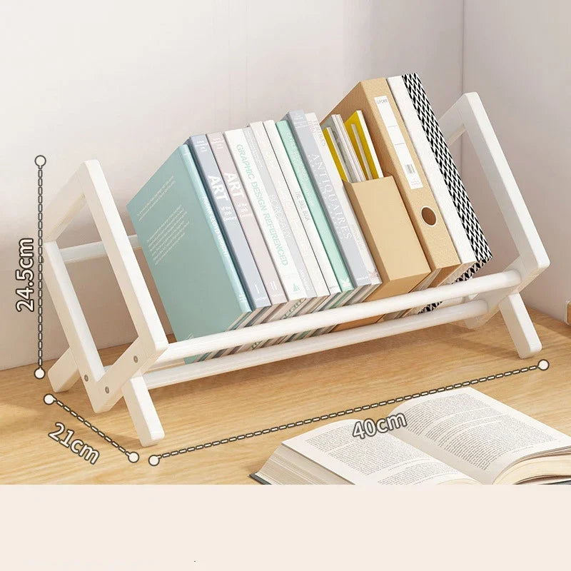 Desktop Bookshelf For Living Room, Desktop, Books, Magazines, Economical Storage Shelves