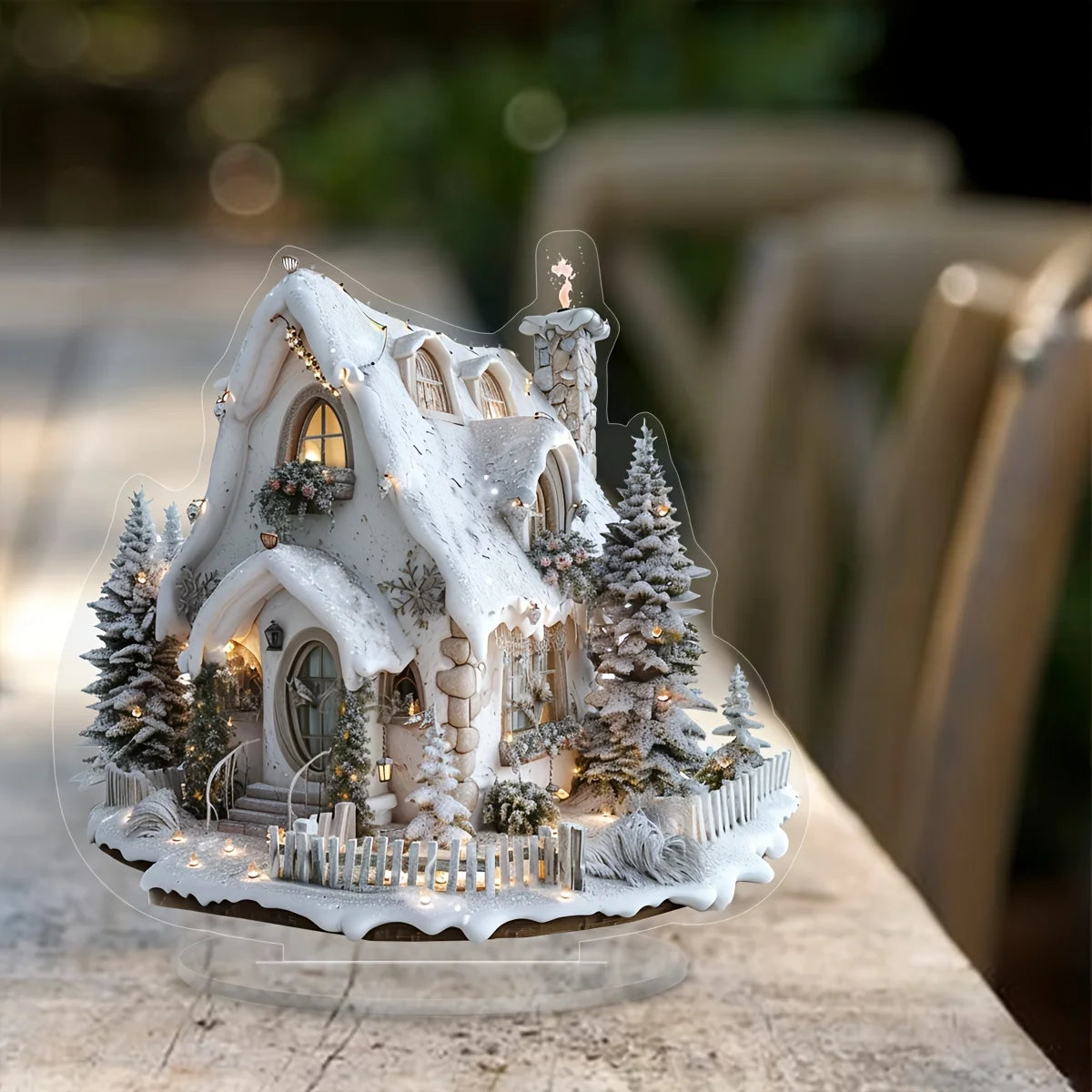Bohemian Style Christmas House, Christmas Decoration