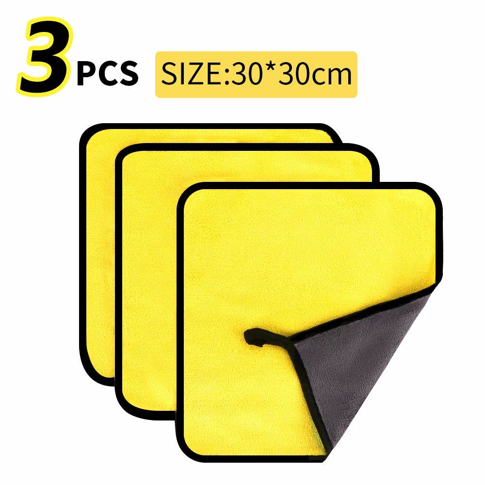 Car Wash Microfiber Towels Cleaning Detailing
