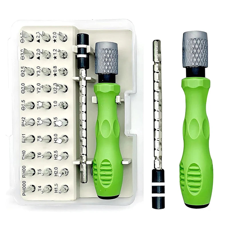 Mini 32-in-1 Precision Screwdriver Set, Magnetic Phillips Bits, Repair Kit Phone, Watch, Glasses