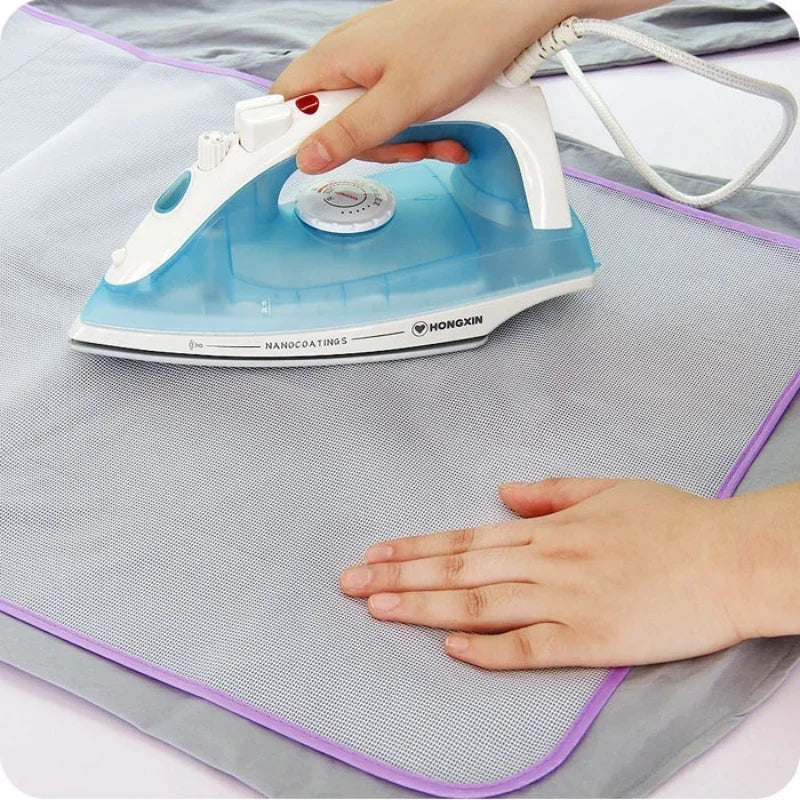 1/2PC Heat Resistant Ironing Sewing Mesh Cloth Protective Insulation Pad Home Ironing Board Mat Anti-scalding
