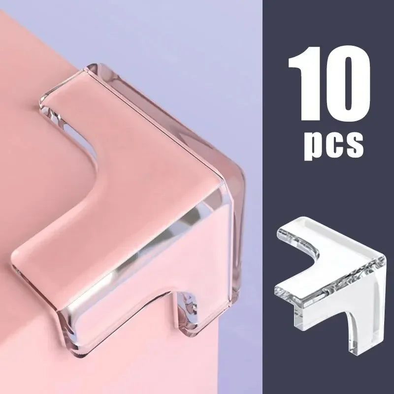 10pcs Clear Anti-Collision Coffee Table Corners, Furniture Corner Protectors, Soft