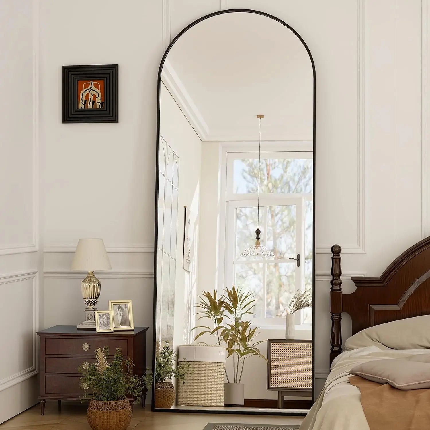 Arched Full-Length Mirror 21x64 Inch