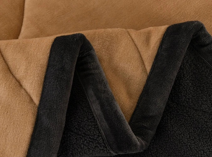 Throw Blanket, Warm Winter Bed Blanket For Camping ,Double Bed Cover, Bedspread on The Bed,  Soft Breathable, Cozy Cover Solid