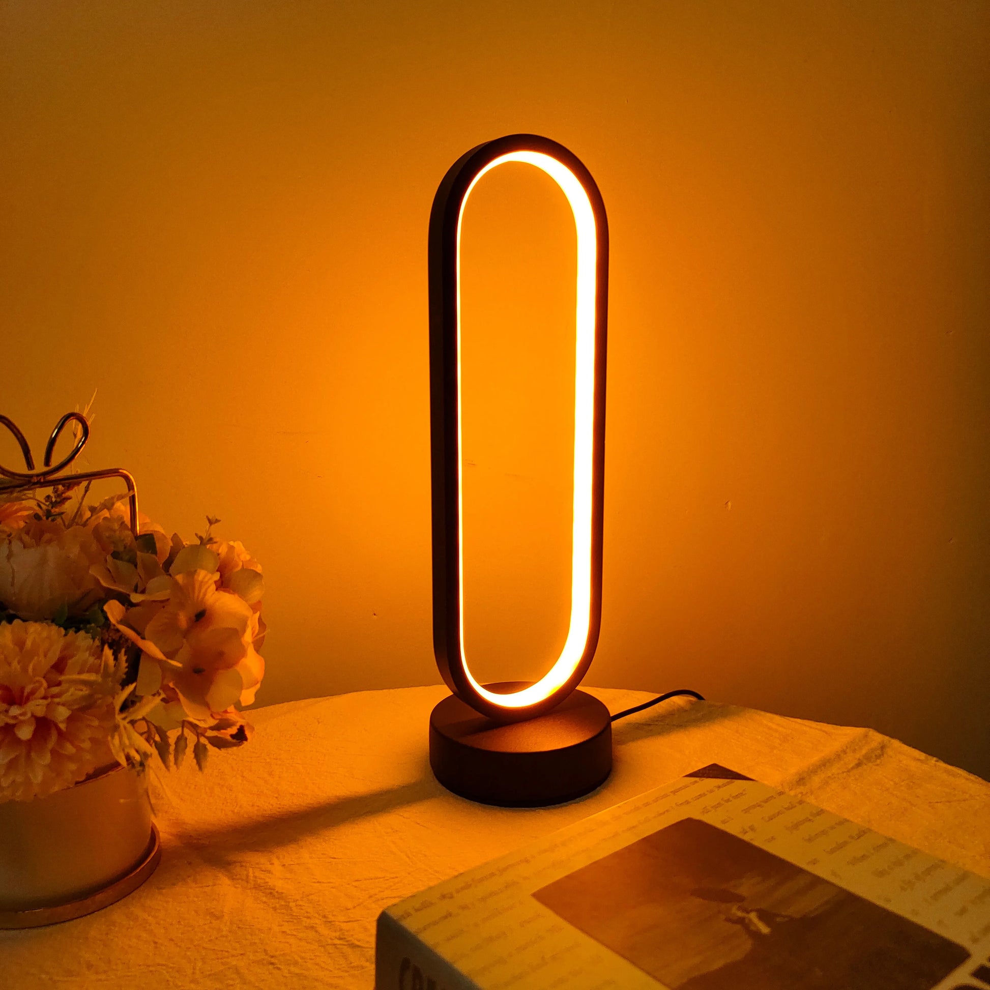 1 PC Ring Lamp Three Colors, Dimming, LED