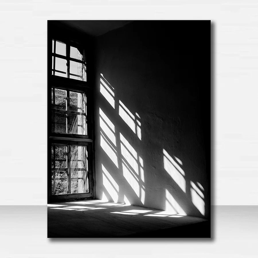 Wall Art Prints Scandinavian Nordic Black and White, Canvas