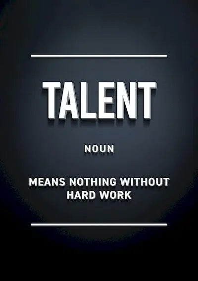 Art Posters Motivational Positive Words White on Black, Oil on Canvas