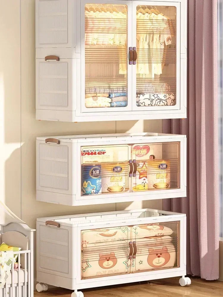 Baby's Bedroom Closets Wardrobe Transparent Stable