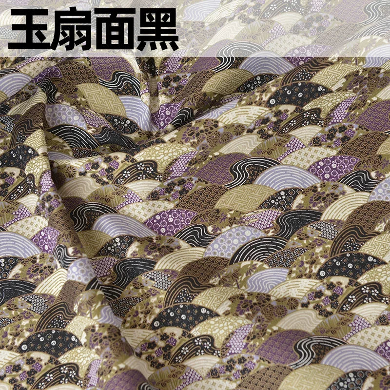 Pure Cotton Fabric Japanese Style Print 100cm x 145cm