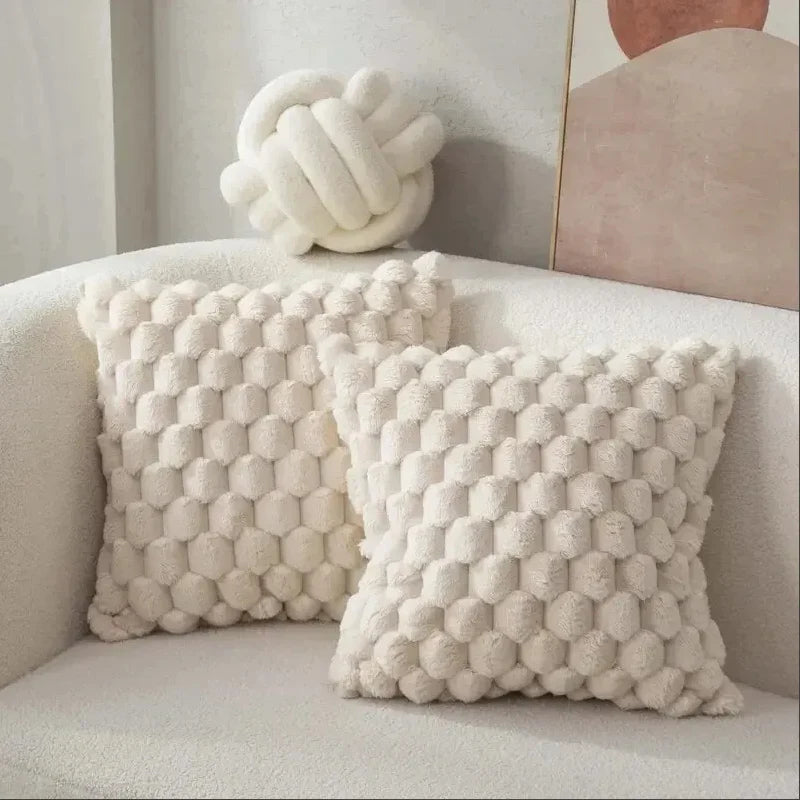 Pineapple Grid Turtle Pattern 3D Throw Pillows For Sofa or Bedroom
