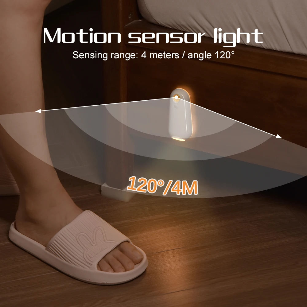 Toilet Night Light Motion Sensor Light, RGB 7Color Changing , LED Rechargeable LED Light