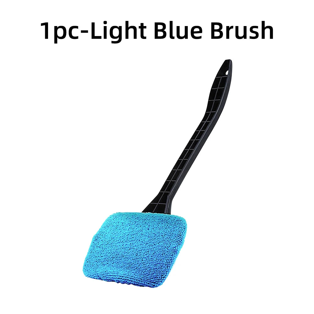 Car Windshield Cleaning Tool With Microfiber Pad.