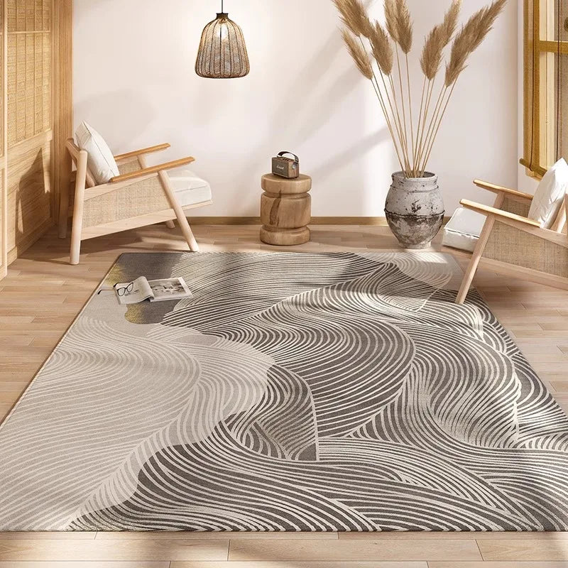 VIKAMA Carpet Living Room, Bedroom Bedside , Washable Rug, Japanese Household Floor Cushions