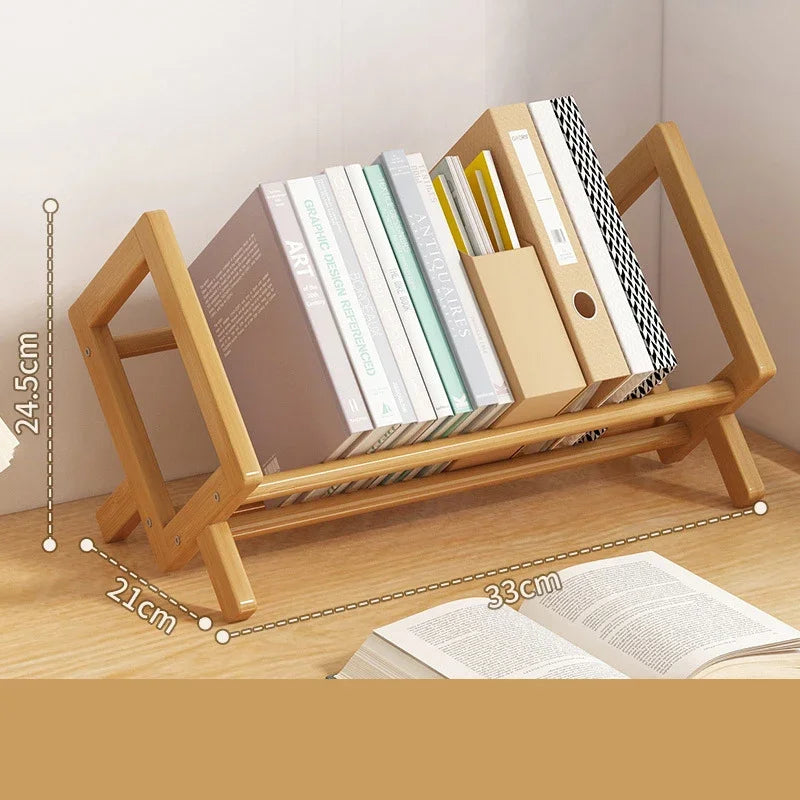 Desktop Bookshelf For Living Room, Desktop, Books, Magazines, Economical Storage Shelves