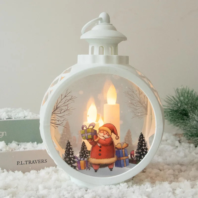 Christmas Decorations Retro Night Lights, Window Ornaments