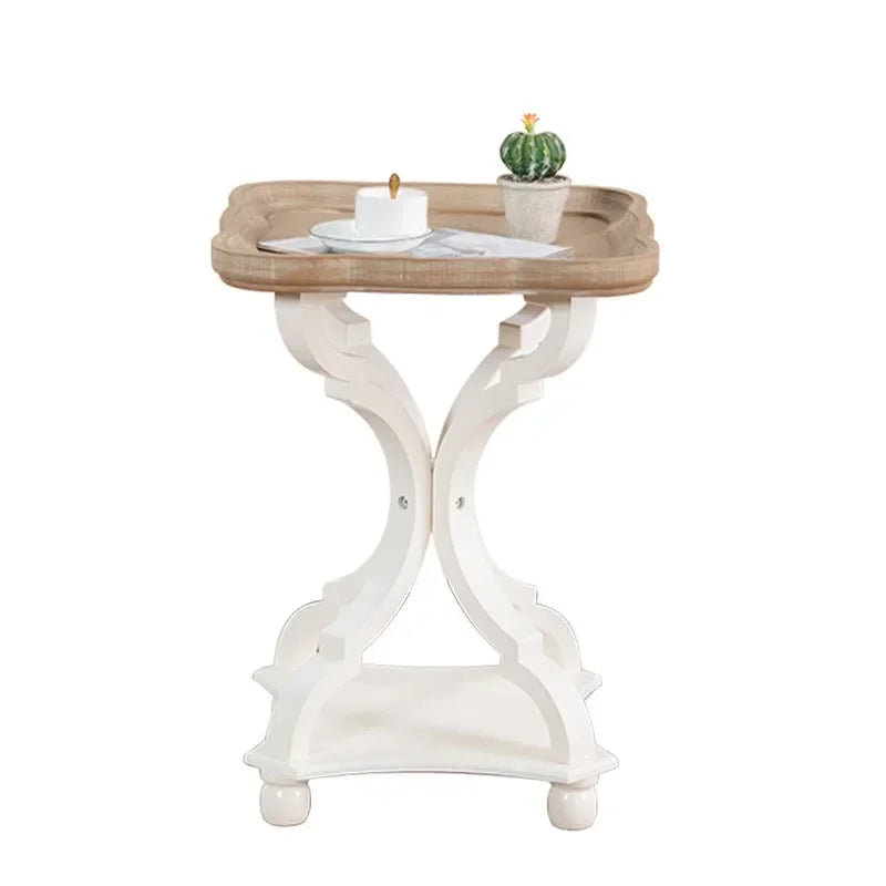 Farmhouse End Table, Cocktail Table, Modern Handcrafted, Natural Wood Finish