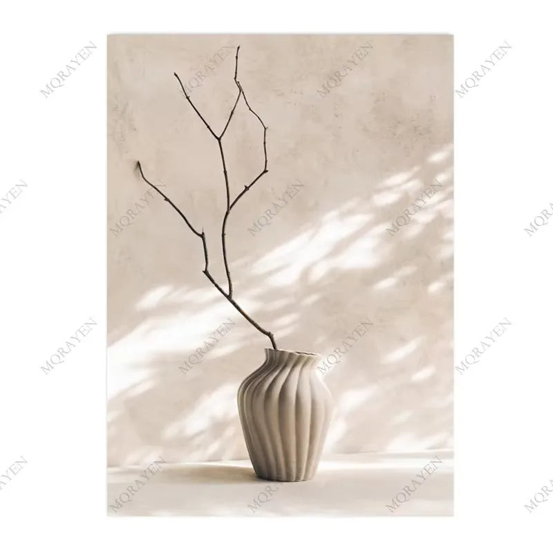 Scandinavian Bohemian Wall Art. Spanish Italy Puglia Architecture, Print on Canvas