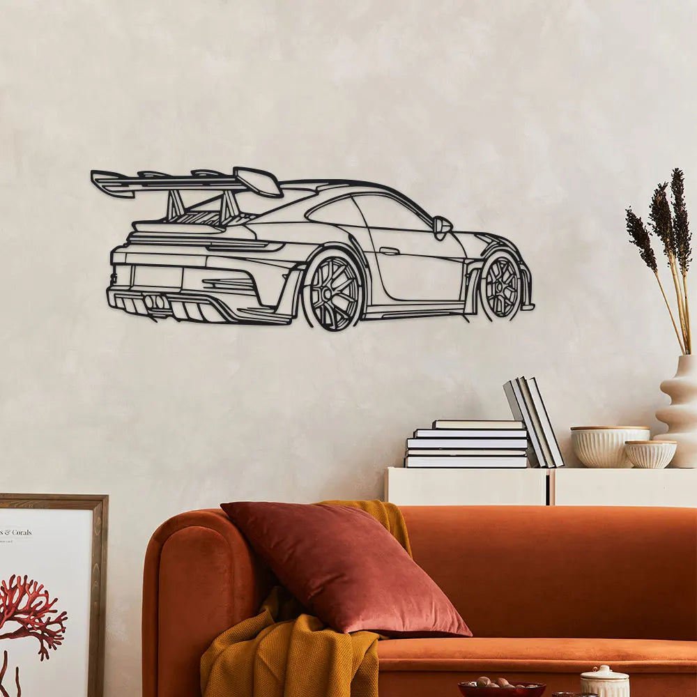 Car Black Metal Art Sleek Design Home or Office