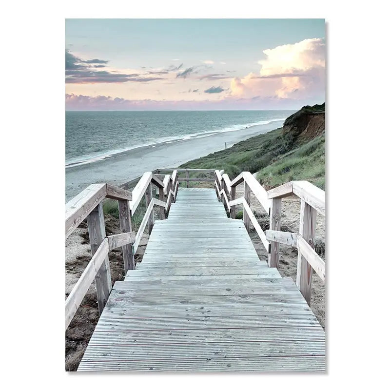 Beaches Weaves Ocean Seagulls Turtles Beautiful Canvas Paintings