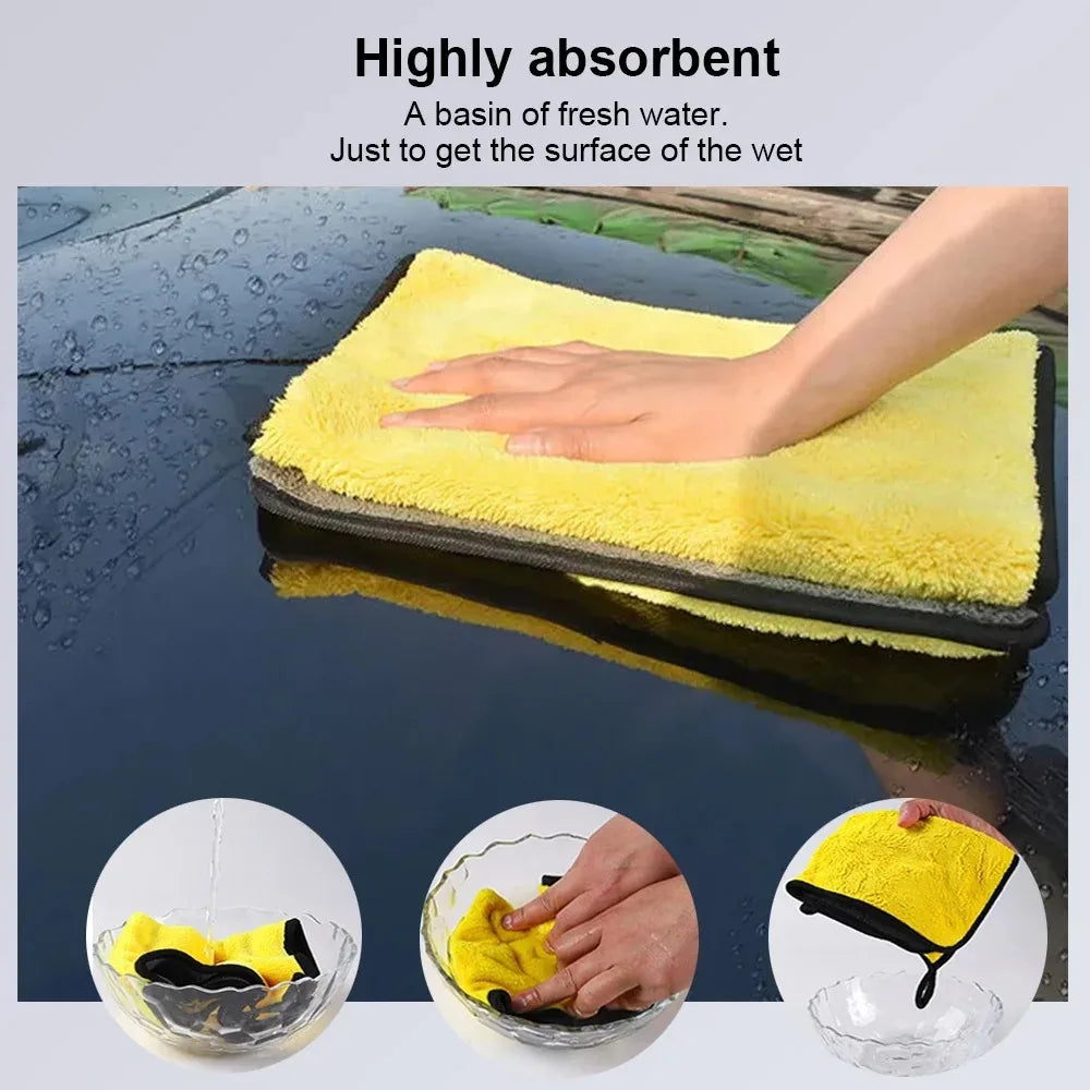Car Wash Microfiber Towels Cleaning Detailing