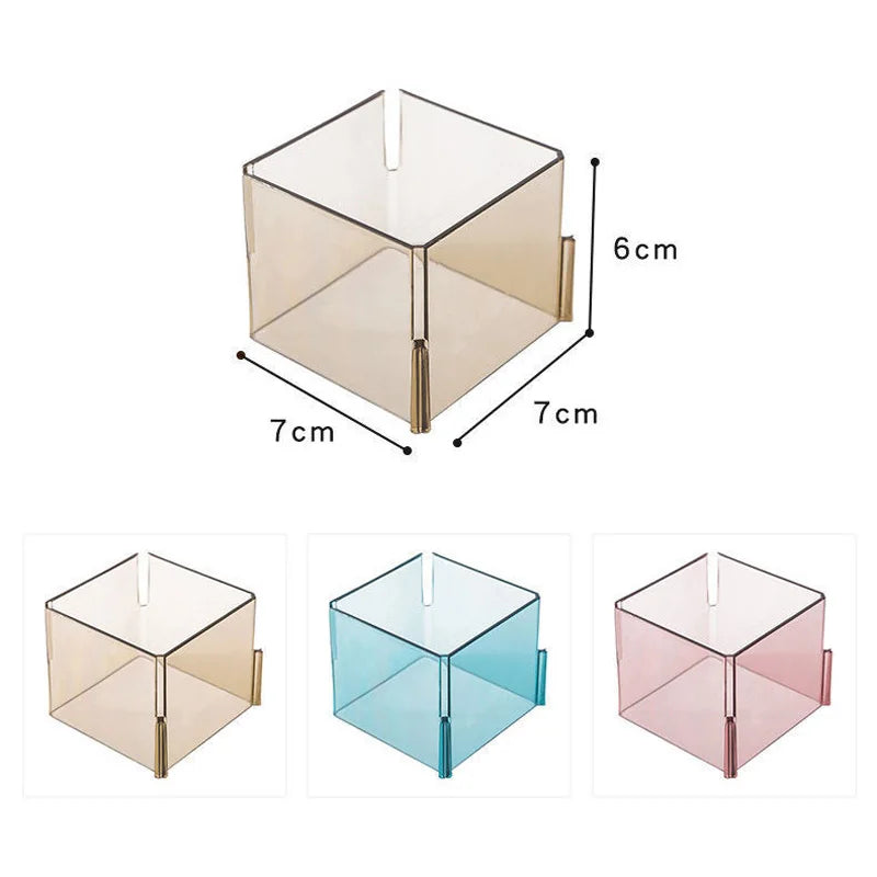 Plastic Drawer Organizer Box for Jewelry, Divider Storage For Desk, Underwear Organizer