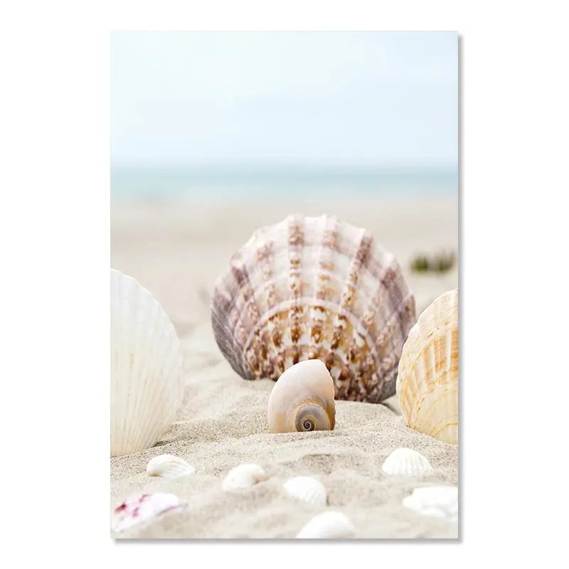 Beaches Weaves Ocean Seagulls Turtles Beautiful Canvas Paintings