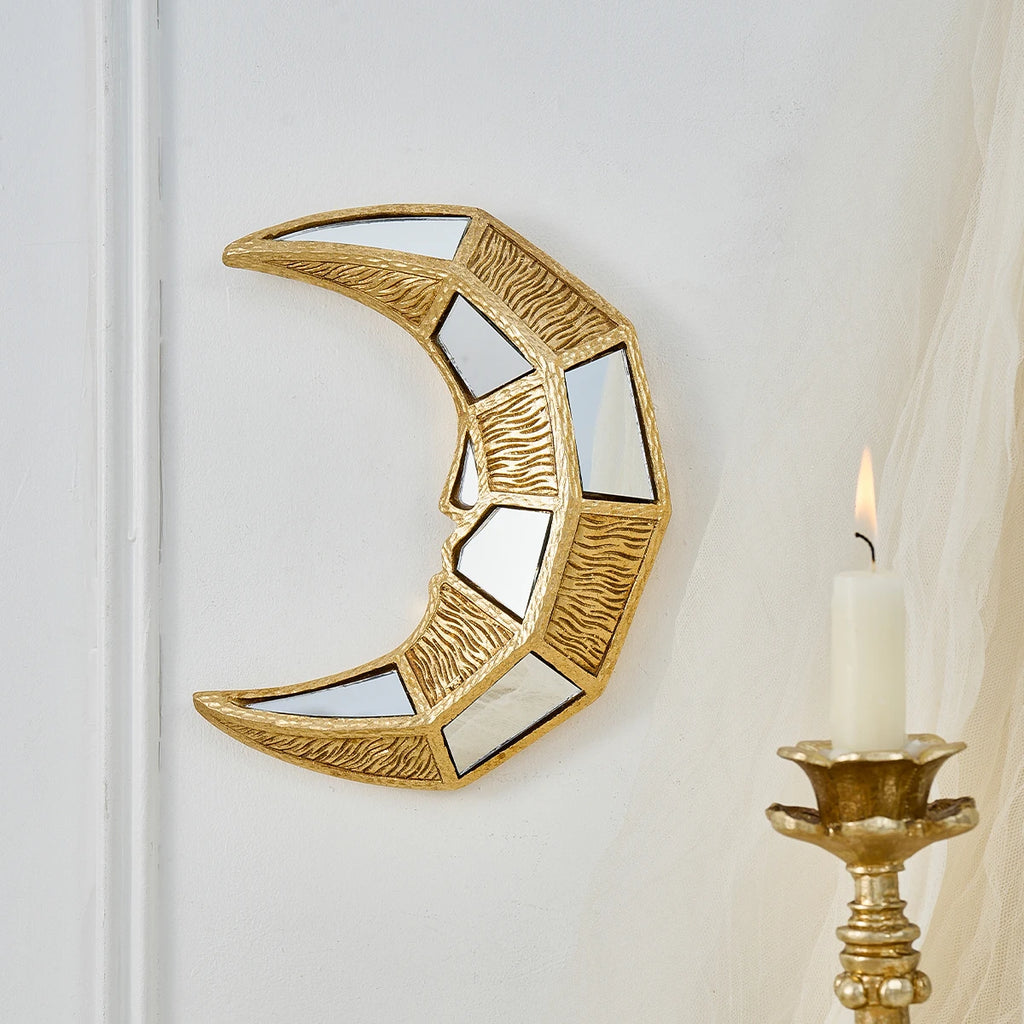 Crescent Moon Shaped Mirror