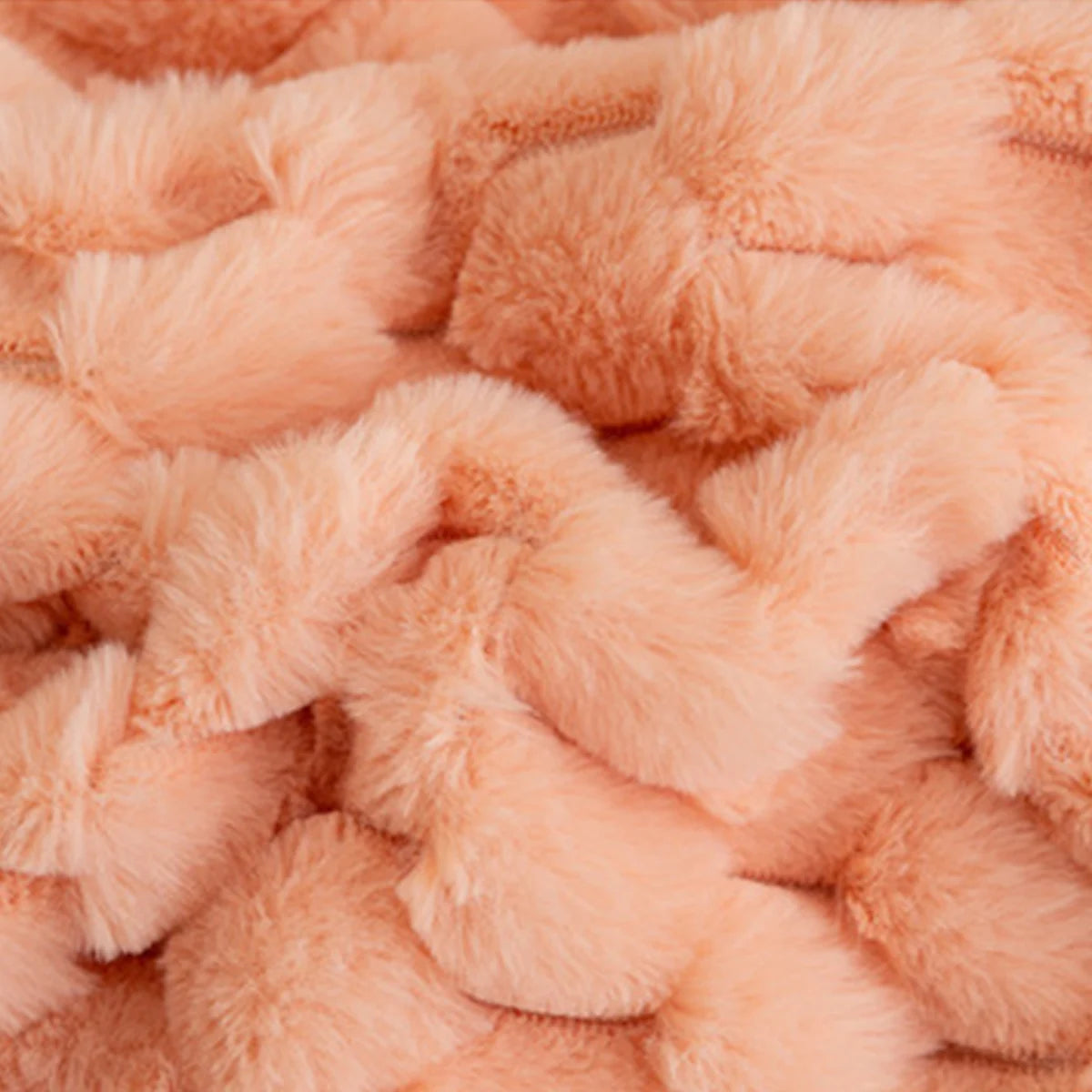 Pack Of Two Artificial Plush Fur. Decorative Throw Pillows. No Pillow Core
 ﻿