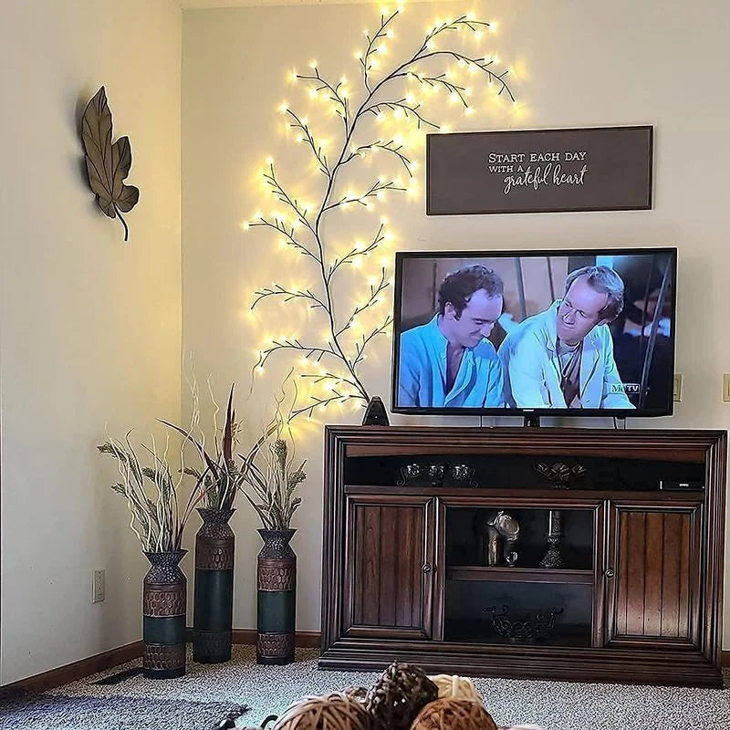 Christmas Decorations, Vines or Willow Tree, Lights 144LED