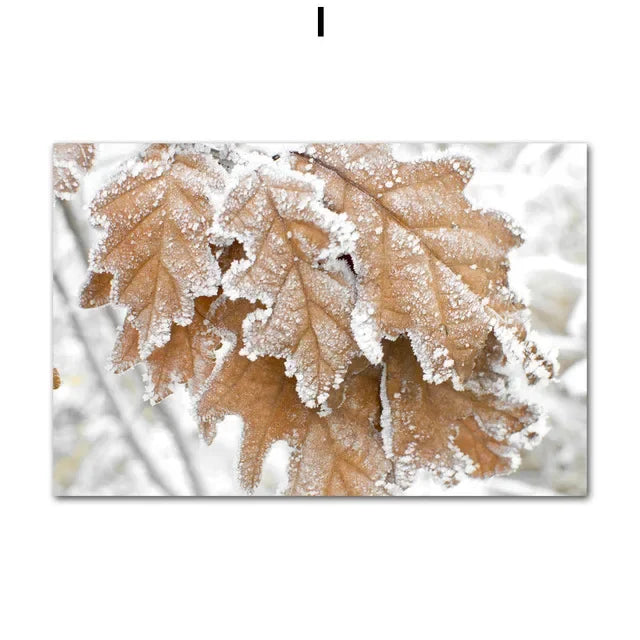 Modern Forest Winter Landscapes On Canvas