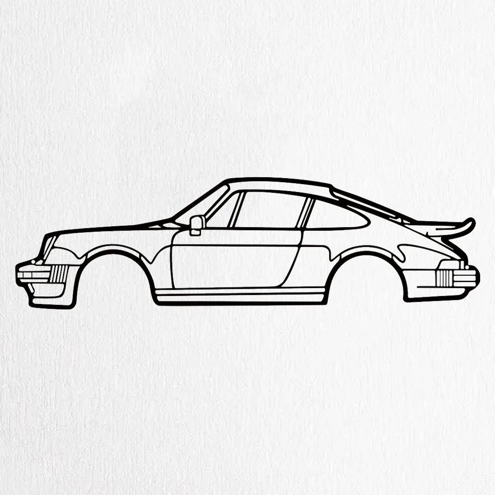 Black Metal Wall Art Sports Car