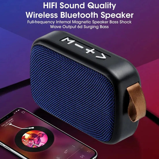 Wireless Speaker Outdoor Portable Subwoofer Mini Speaker Cloth Card Speaker