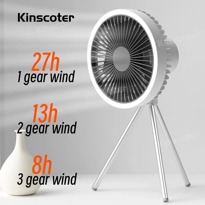 Fan Portable Rechargeable Camping desktop