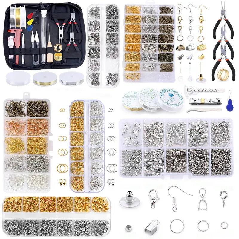 Jewelry Making Supplies Kit With Tools, Earring Charms, Jewelry Wires, Findings