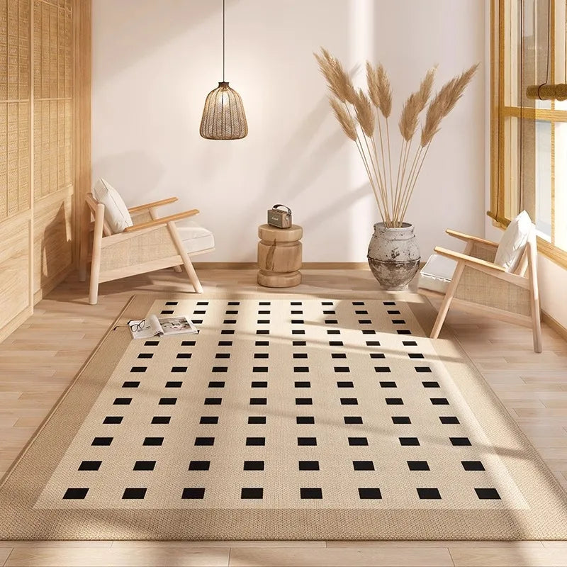 VIKAMA Carpet Living Room, Bedroom Bedside , Washable Rug, Japanese Household Floor Cushions