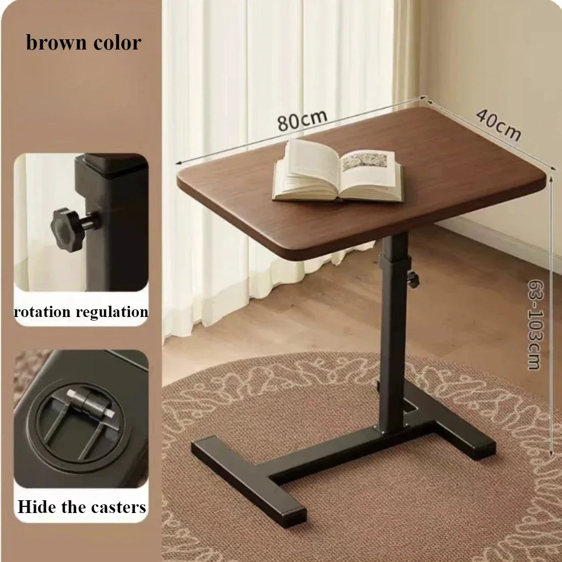 Mobile Bedside Table ,Office Desk ,Folding Tables Portable Workbench ,Learning Desk