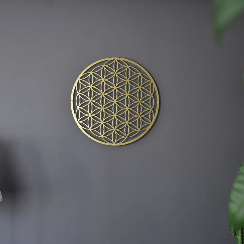 Flower Of Life Metal Wall Art