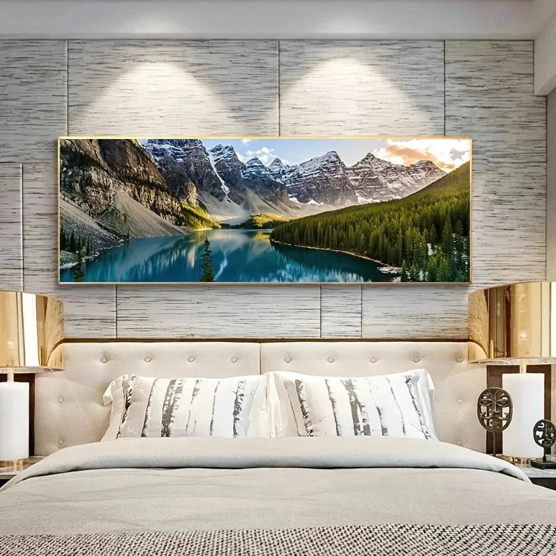 Gorgeous Landscape Canvas Print Mountain Scenery