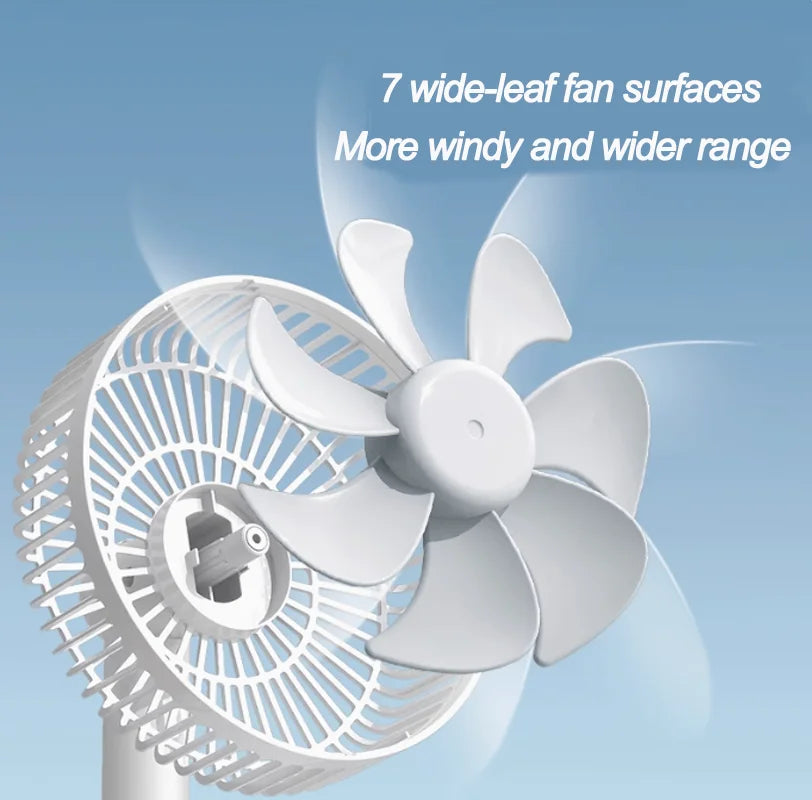 Small fan desktop  office desktop electric fan portable student dormitory plug-in home camping can adjust the angle up and down
