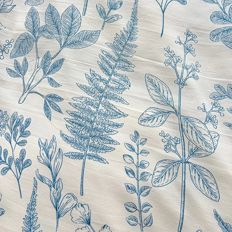 Washed Cotton Double Yarn Single Quilt Cover Korean Version Duvet Skin Friendly Bedding