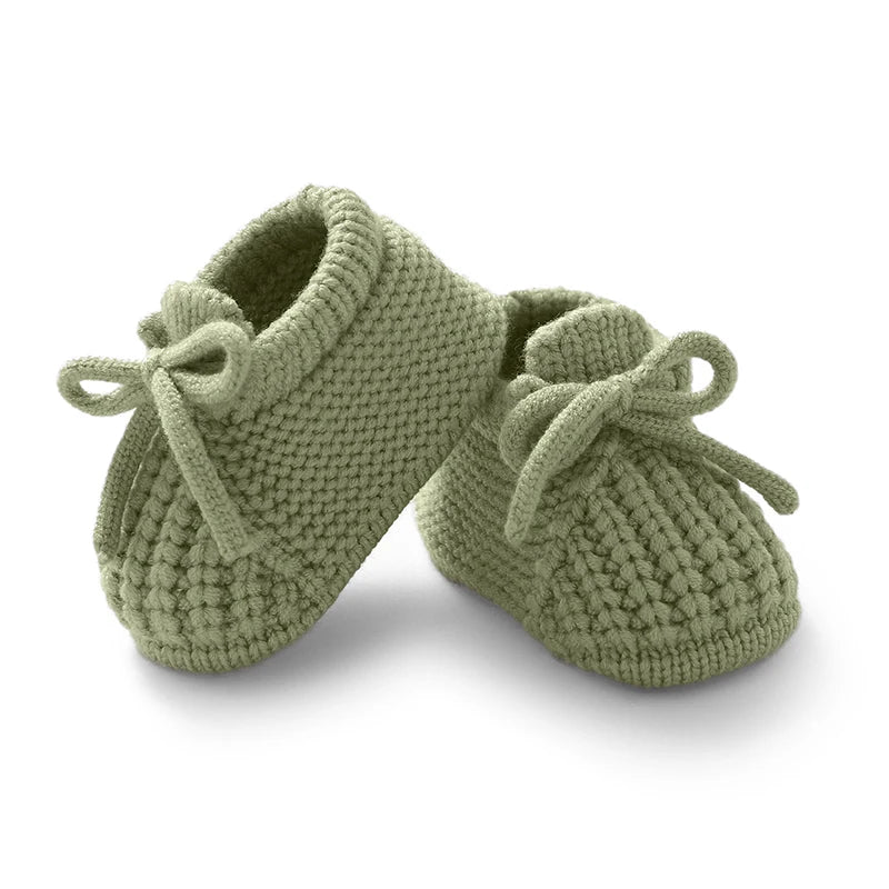 Baby Shoes Knitted Newborn Bed Footwear, 0-18m Infant Boys and Girls First Boots