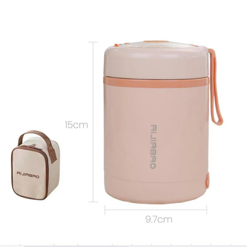 600ML Portable USB Electric Heating Lunch Box Stainless Steel Food Warmer 5V 12V 24V Food Heater