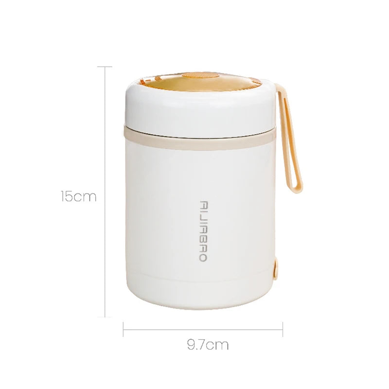 600ML Portable USB Electric Heating Lunch Box Stainless Steel Food Warmer 5V 12V 24V Food Heater