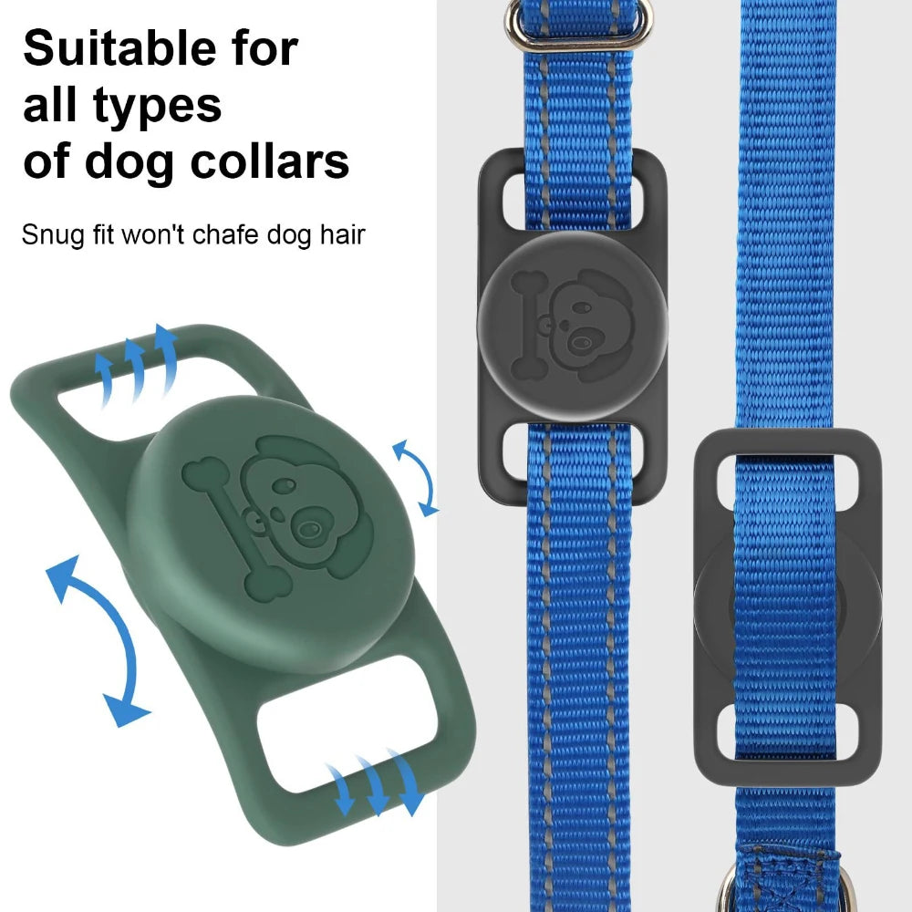Air Tag Holder for Dogs and Cats Small Holder Slides Onto Collar