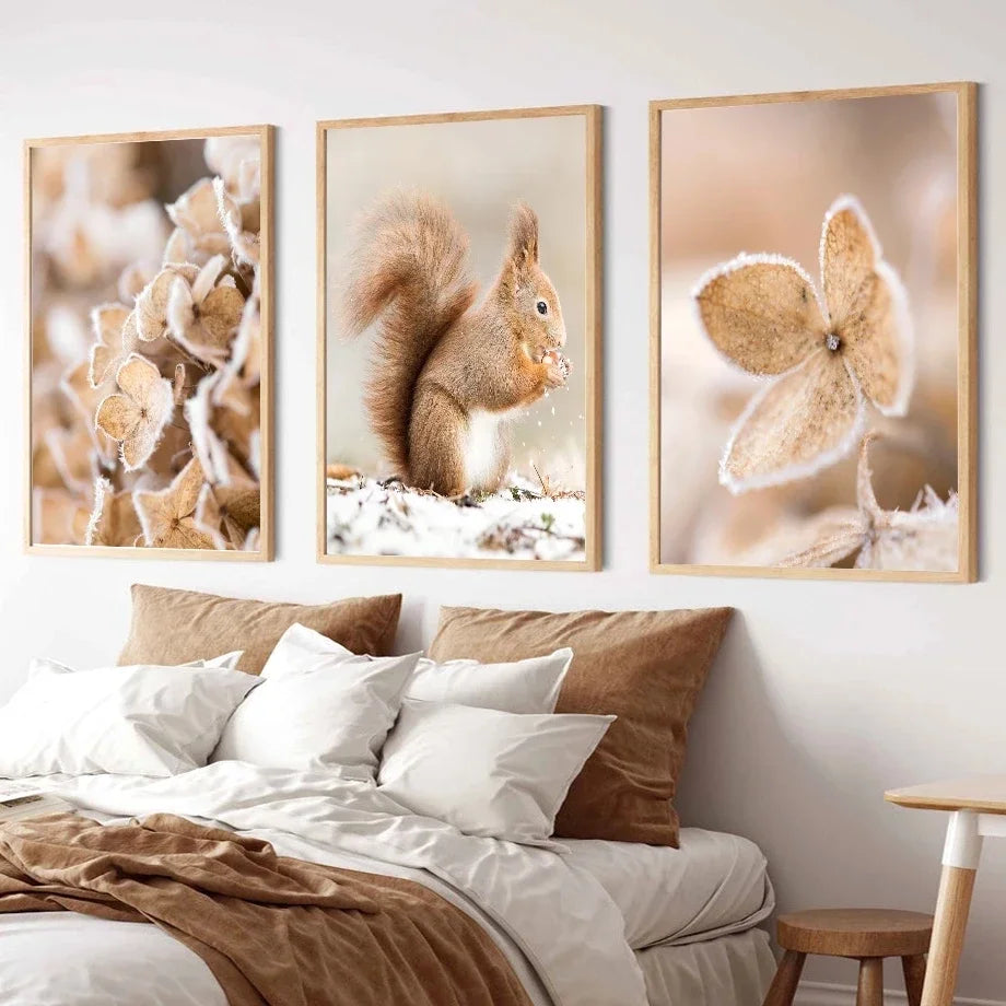 Modern Forest Winter Landscapes On Canvas