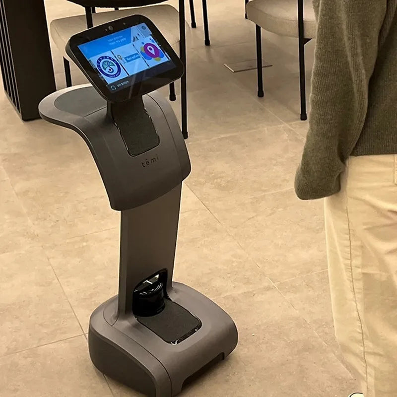 Smart Multiple Modes Temi AI Service Robot with ChatGpt Face Recognition Voice Interaction Reception Robot